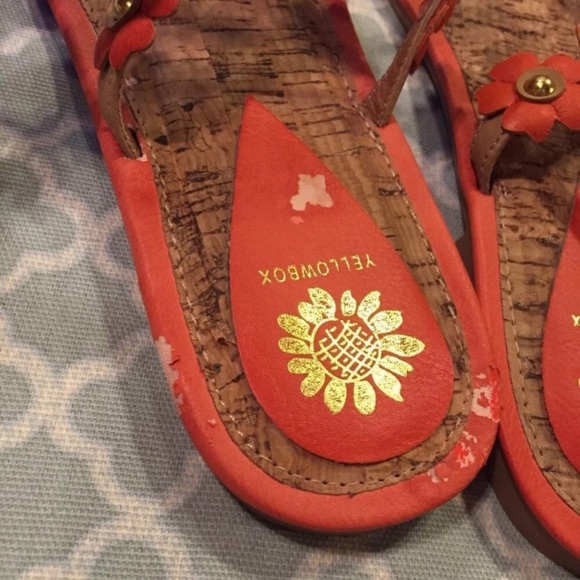YellowBox Coral Floral Leather Honeysuckle Sandal - Picture 4 of 8